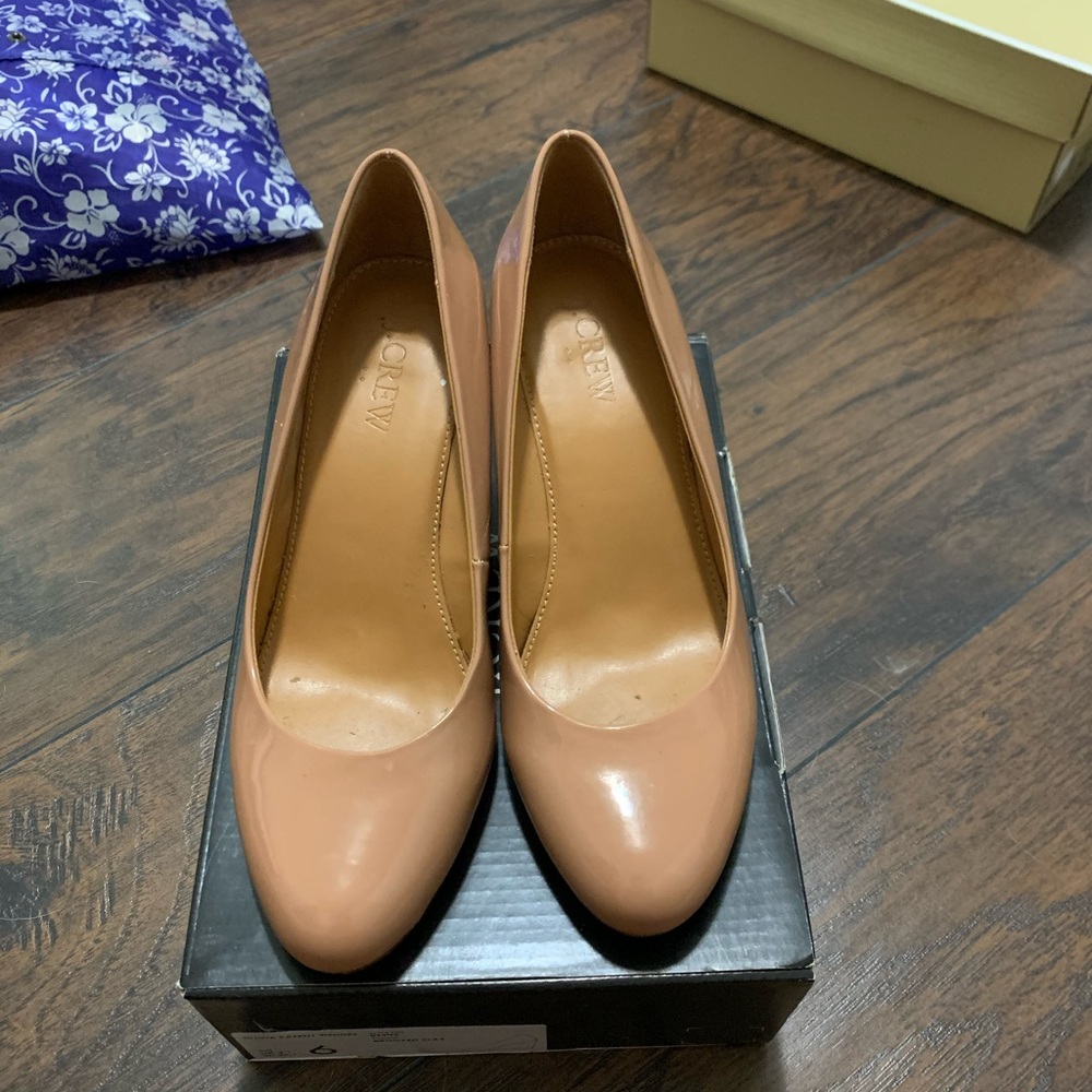 Blush wedges from J. Crew
